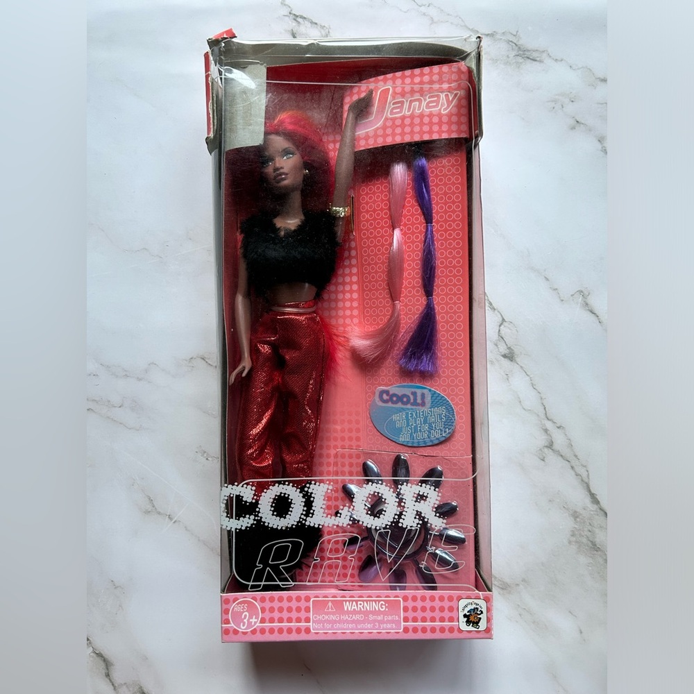 Integrity Toys 2002 Janay And Friends Color Rave Janay Doll #20042